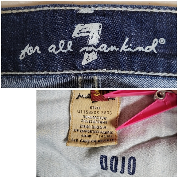 7 For all Mankind Dojo Jeans 30x31 - Picture 4 of 4